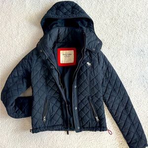 Abercrombie and fitch jacket size xs navy